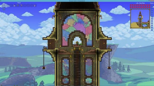 Doświadczeni uczestnicy projektu Terraria jednocześnie budują duże domy, podczas gdy jeden gracz może mieć kilka postaci, a zatem i mieszkania